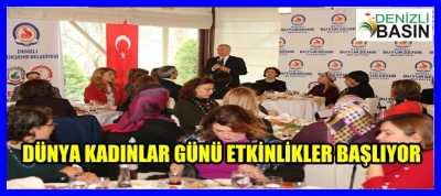 Dünya Kadınlar Günü Etkinlikleri Başlıyor