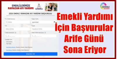  Emekli Yardımı İçin Başvurular Arife Günü Sona Eriyor