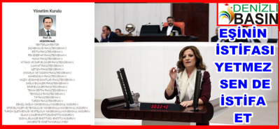 Eşinin İstifası Yermez Sen De İstifa Et