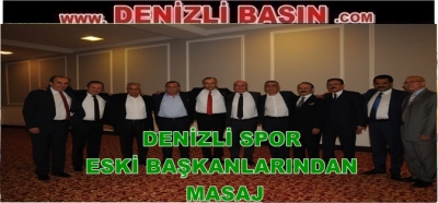  ESKİ BAŞKANLARDAN MESAJ 
