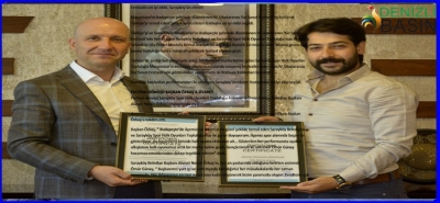 FESTİVAL DÖNÜŞÜ BAŞKAN ÖZBAŞ’A ZİYARET