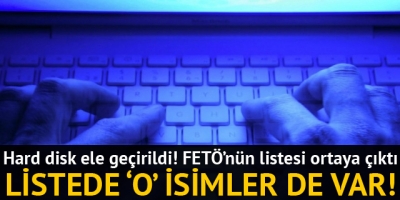 FETÖ'nün istihbarat listesi ortaya çıktı