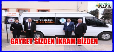 GAYRET SİZDEN İKRAM BİZDEN’ PROJESİNDE İMZALAR ATILDI