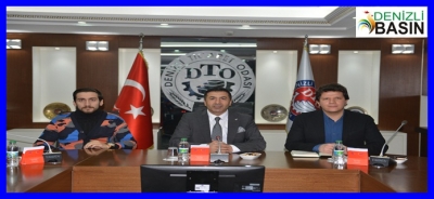 GENÇ GİRİŞİMCİLER, DTO BAŞKANI ERDOĞAN’I AĞIRLADI