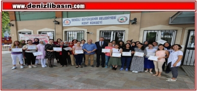 Girişimci kadınlar sertifikalarını aldı