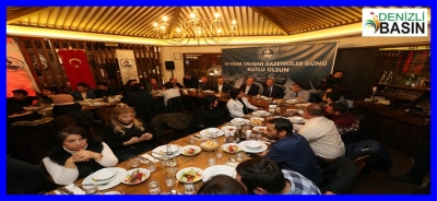 GÜRLESİN’DEN ÇALIŞAN GAZETECİLER YEMEĞİNDE SÜRPRİZ