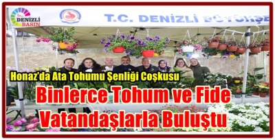  Binlerce Tohum ve Fide Vatandaşlarla Buluştu