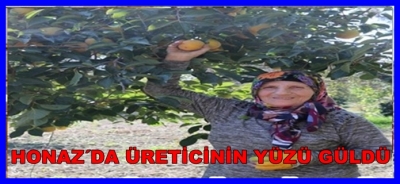 HONAZ´DA ÜRETİCİNİN YÜZÜ GÜLDÜ
