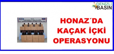 JANDARMADAN KAÇAK İÇKİ OPERASYONU