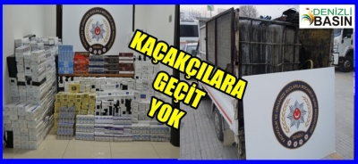 KAÇAKÇILARA GEÇİT YOK