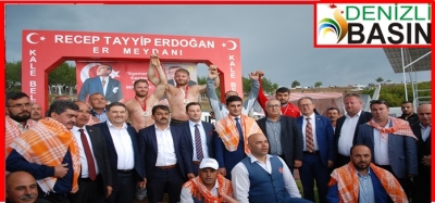 KALE YAĞLI GÜREŞLERİNDE İSMAİL BALABAN BAŞBEHLİVAN