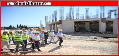  Karahayıt Fizik Tedavi ve Rehabilitasyon Hastanesi’nin İnşaatına Ziyaret