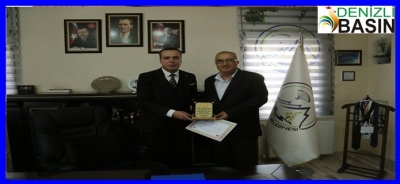 Kaymakam Özaydın’dan Başkan Arslan’a Veda Ziyareti