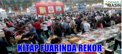 KİTAP FUARINDA REKOR    300 BİN KİŞİ ZİYARET ETTİ