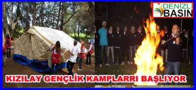 Kızılay, Gençlik Kampları Başlıyor