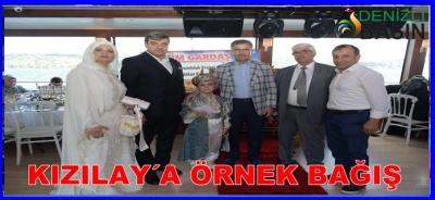 Kızılay'a Örnek Bağış