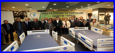 MERKEZEFENDİ’DE 200 HASTA YATAĞI VE KARYOLASININ TESLİMİ YAPILDI