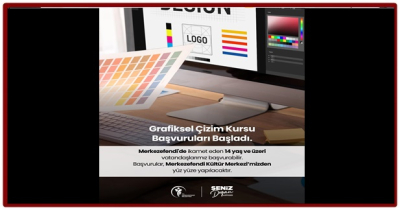 MERKEZEFENDİ’DE GRAFİKSEL ÇİZİM KURSU BAŞVURULARI BAŞLADI