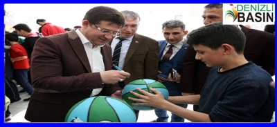 MERKEZEFENDİ’DEN 8. SINIFLARA BASKETBOL TOPU HEDİYESİ