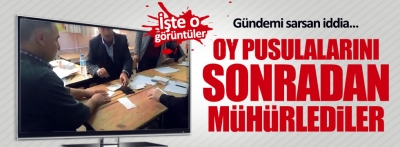 Mühür skandalı