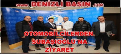 OTOMOBİLCİLERDEN BAŞKAN SUBAŞIOĞLU’NA ZİYARET