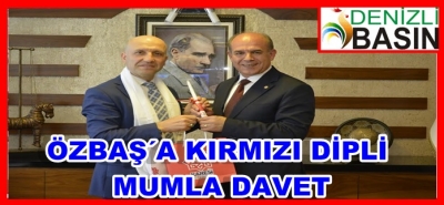 ÖZBAŞ´A KIRMIZI DİPLİ MUMLA  DAVET