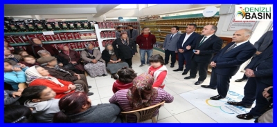 PAMUKKALE BELEDİYESİ VALİ KARAHAN’I AĞIRLADI