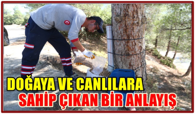 PAMUKKALE BELEDİYESİ’NDEN DOĞAYA VE CANLILARA SAHİP ÇIKAN YENİ BİR PROJE