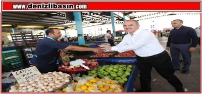 PAMUKKALE’DE PAZAR YERLERİ DAHA GÜVENLİ VE DÜZENLİ