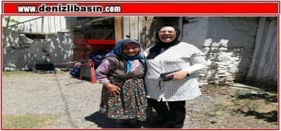 PAMUKKALE'DE YAŞLILARA VE ENGELLİLERE ZİYARET