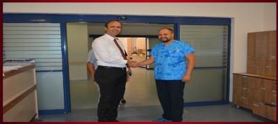 PAÜ HASTANESİNDE BAYRAMLAŞMA