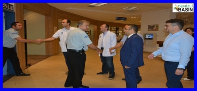 PAÜ HASTANESİNDE BAYRAMLAŞMA