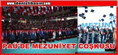 PAÜ'DE MEZUNİYET COŞKUSU
