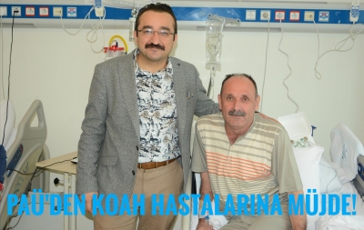 PAÜ'DEN KOAH HASTALARINA MÜJDE!