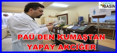 PAÜ´den Kumaştan Yapay Akciğer 