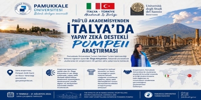 PAÜ’lü Akademisyenden İtalya’da Yapay Zekâ Destekli Pompeii Araştırması