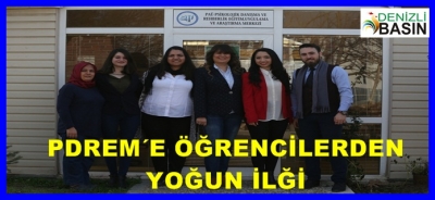  PDREM’e Öğrencilerden Yoğun İlgi