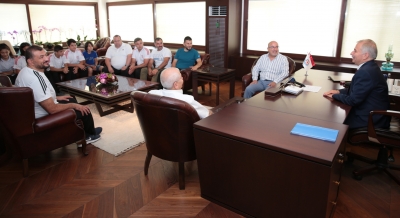  Şampiyonlardan Başkan Osman Zolan’a Ziyaret