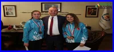 Şampiyonlardan Başkan Zolan’a ziyaret