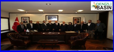 Tavas'tan Başkan Osman Zolan'a teşekkür ziyareti