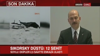 Tunceli'de Düşen Helikopterin Düşme Nedeni