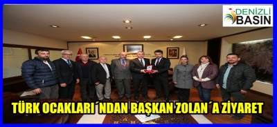 Türk Ocakları’ndan Başkan Zolan’a ziyaret