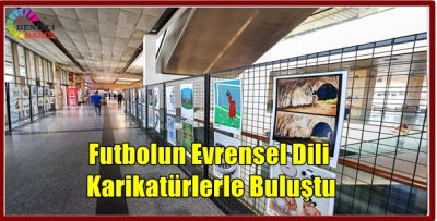 Uluslararası Karikatür Sergisi Otogarda Sanatseverlerle Buluştu