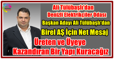 Üreten ve Üyeye Kazandıran Bir Yapı Kuracağız