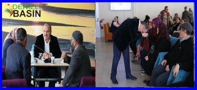 VATANDAŞ DERDİNİ BAŞKAN GÜRLESİN’LE PAYLAŞTI