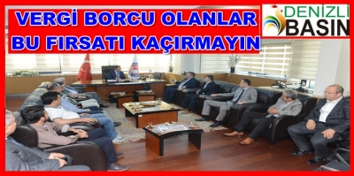 VERGİ BORCU OLANLAR BU FIRSATI KAÇIRMAYIN!