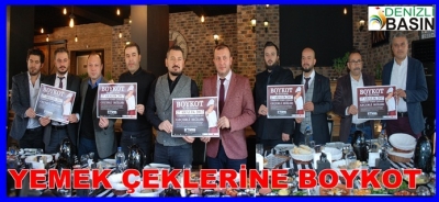 YEMEK FİŞLERİNE BOYKOT