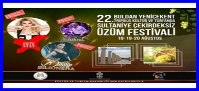 YENİCEKENT ÜZÜM FESTİVALİ İÇİN GERİ SAYIM