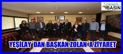  Yeşilay’dan Başkan Zolan’a ziyaret