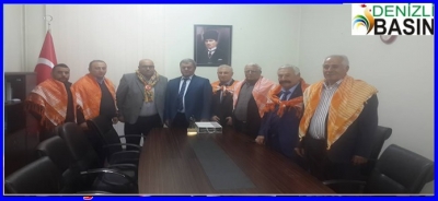  Yörükler Derneği Merkezefendi kaymakamı´nı Ziyaret etti